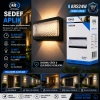 ARS-348953 ( IP66 ) ( 50.000 SAAT LED ÖMRÜ ) ( 22W ) SEDEF LED APLİK DUVAR LAMBASI*30