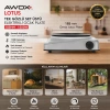 AWOX LOTUS TEK GÖZLÜ ELEKTRİKLİ OCAK PLATE 185MM.1500W*6