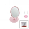 BELLA HOUSE K-0682 ( OVAL ) ( 7 ) ( LEDLİ & USB ŞARJLI ) MAKYAJ AYNASI ( 90°AYARLI ) ( TAKILIKLI AYAK )( RENKLİ PLS. )*60