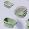 DÜNYA DP-31273-999 ( KARE ) ( 3PCS = 2200ML ) EASY KEEP SAKLAMA KABI ( RENKLİ PLASTİK & ŞEFFAF KAPAK )*12=K