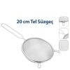 ENFA ENF-1294 ( 20CM ) TEL SÜZGEÇ METAL SAPLI KULAKLI*200