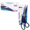 İBİCO İ20-016 İ120-016 ( 8 ½ & 21.5CM ) ( BÜYÜK ) EV & OFİS MAKAS ( PASLANMAZ ÇELİK ) ( YEŞİL & LACİVERT KAUÇUK KAPLI ERGONOMİK SAP )*12X20