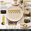 İBİCO İ22-439 ( 6PCS ) ( GOLD ) TATLI KAŞIK SETİ ( 13CM )*10X10