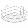 KRT-1148 EKO-01 ( TEK KATLI & ÜÇGEN ) ( KROM ) ( METAL ) BANYO KÖŞELİK & DUŞKABİN RAF*50