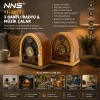 NNS NS-7061BT PLATOON PL-4711 ( USB ŞARJLI & NOSTALJİ ) ( BLUETOOTH ) ( İBRELİ ) FM RADYO ( MP3 USB & TF PLAYER ) SPEAKER*30