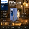 PHILIPS-347267 00 COREPRO ( 2700K & E14 ) ( 4.3W = 40W & E27 ) ( LED FİLAMENT & RUSTİK AMPUL ) LAMBA ( 470 LUMEN ) ( CAM GÖVDE )*10=K