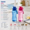 TAHA KOD-207 ŞEFFAF RENKLİ PET SULUK MATARA 500ML*24X1