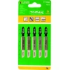 TOMAX T-118A ( METAL ) ( 5PCS ) DEKOPAJ BIÇAK DEKOBAJ ( HSS ) ( 1.2MM TESTERE ) ( 1-3MM KALINLIK KESİCİ )*5X1