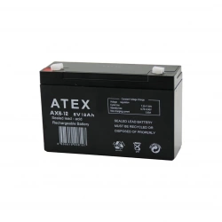 ATEX AX6-12 ( İNCE ) AKÜ ( 6V-12AH ) AMPER*10