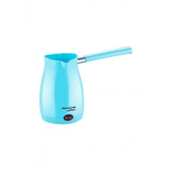 AWOX CAFFEEN ( MAVİ ) ELEKTRİKLİ CEZVE ( TÜRK KAHVESİ ) MAKİNESİ ( PLASTİK ) ( ÇİFT AĞIZ ) ( 0.4LT & 5 FİNCAN ) ( 1000W )*24