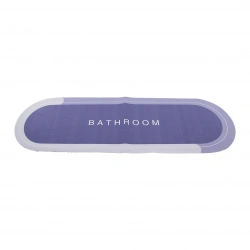 BAROTTİ DMR-4807 ( OVAL ) ( DÜZ RENKLİ ) ( 116 X 37.5CM ) ( SU EMİCİ & SİHİRLİ ) BANYO PASPASI ( ELASTİK )*50