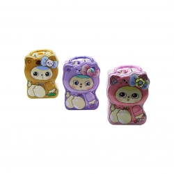 BAROTTİ S-303 DMR-9516 ( TAVŞAN & RENKLİ ) METAL KUMBARA ANAHTARLI*12X8