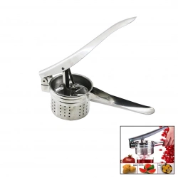 CHEF PRIME ENF-889 ( ÇELİK METAL ) ( MANUEL KOLLU ) ( MEYVE SIKICI ) ( PATATES EZİCİ ) PRES SIKACAK ( HAZNELİ PÜRE YAPICI )*72