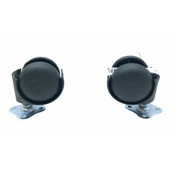 ERECT ERC-802-P ( DÜZ DÖNER TABLALI & 50MM ) ÇİFTLİ PLASTİK TEKER*10X40