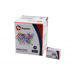 FİXPOİNT ( 50PCS ) P-2350 RENKLİ ATAŞ 28MMM*36X20