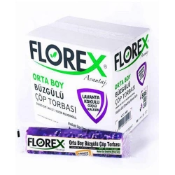 FLOREX-403 AVANTAJ ( LAVANTA KOKULU ) ( BÜZGÜLÜ ) ( ORTA ) ( 10PCS ) 55X60CM ÇÖP TORBA*25=K