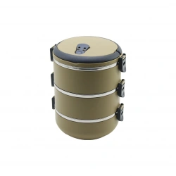 FRESHBOX ( KAHVERENGİ ) ( 3LÜ ) SAKLAMA KABI 1.8LT*24