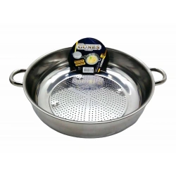 GÜNEŞ ( NO-3 ) ( 30CM ) ( BASIK ) SÜZEK METAL SÜZGEÇ ( KULPLU )*50