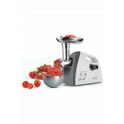 HARLEM GURME H-020-022 ( BEYAZ ) ELEKTRİKLİ ET KIYMA MAKİNESİ (2200W) (SALÇA & PÜRE & SOSİS DOLDURMA & GALETE UNU & İÇLİ KÖFTE)*2