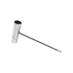 İBİCO BUJİ ANAHTARI ( ÇİFT TARAFLI ) ( KOLLU=DÜZ TORNAVİDA UÇLU )*10X25