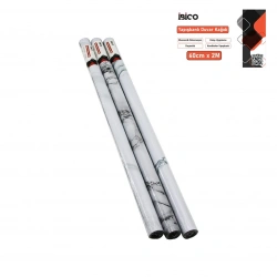 İBİCO İ13-075 ( 2MT X 60CM )( BEYAZ MERMER DESENLİ )( TEZGAH ÜSTÜ ) FOLYO STİCKER & DUVAR KAĞIT ( KENDİNDEN YAPIŞKANLI & EKO DEKORASYON & DAYANIKLI )*120