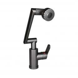 KINETEX KTX-3308 ( GRİ & 1080° ) ÇOK FONKSİYONLU MUSLUK BATARYA*24