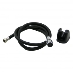 KRT-1030 ( SİYAH PLASTİK ) ( PERLATÖRLÜ ) ( TAHARETMATİK ) HORTUM ( 120CM ) ( TAHARATMATİK )*100