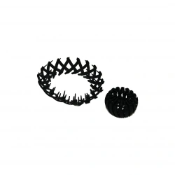 MUJGAN MJGN-823 ( KUŞ YUVASI MODEL ) ( AKORDİYON ) ( AÇ-KAPA=SIKIŞTIRMALI ) ( SİYAH PLASTİK ) SAÇ TOKASI ( TOPUZ YAPMA )*12X91