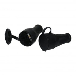 PERA WT KP-1161 ( KAUÇUK ) ( DİŞİ ) TOPRAKLI FİŞ ( 1X16A ) ( KAUCUK )*30X1