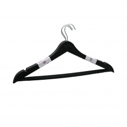 Pİ HOME Pİ-481 ( 3PCS ) NATURAL ( SERT PLASTİK ) ELBiSE ASKISI ( METAL BAŞLI )*24