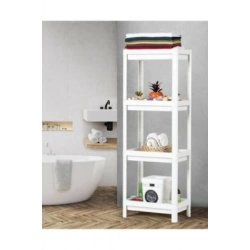 SHELF UNİT MAGGİE OMBEG OM-1016-0530-0251 ( 4 ( ÇUKUR ) RAFLI & BEYAZ ) ( DİKDÖRTGEN ) RAF ÜNİTESİ PLASTİK*6