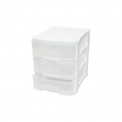 SUPER-BAG ASR-5023 ( TONTON & NO:0 ) ÇEKMECE 3 KATLI ( 17.5X14.4X16.9CM )*24