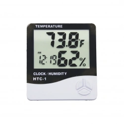 TEMPERATURE OPERATION MANUAL FOR ( HTC-1 )  DİJİTAL SAAT & SICAKLIK & NEM ÖLÇER*150