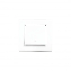 VİKO-91400004 LİNNERA S ( VAVİEN ) TEKLİ ANAHTAR ( BEYAZ ) ( ÇERÇEVELİ )*12X10