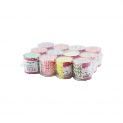 YAKUT-12768 ( 100PCS ) ( MİNİ MİNİ ) ( İNCE KAĞIT ) KEK KAPSÜLÜ*12X40