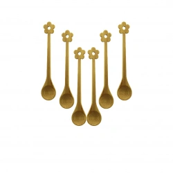 ZHU ZHİ YUAN DMR-8464 ( 6 PCS ) ( MİNİ ) ( BAMBU AHŞAP KAŞIK ) ( 14.5CM )*500