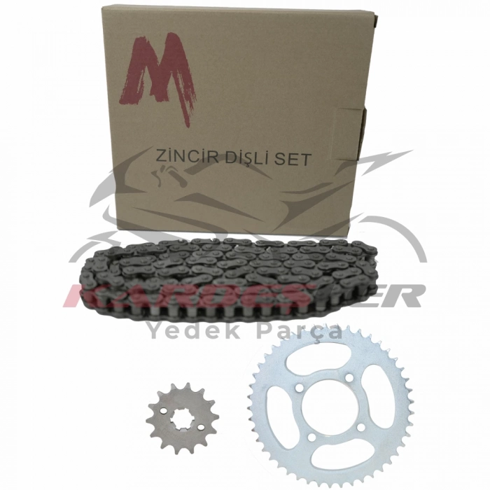 14T/45T 428H X 118L ZİNCİR DİŞLİ SET YBR