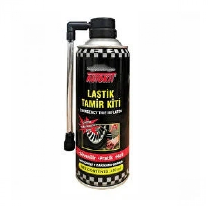 Lastik Tamir Köpüğü Spreyi Seti Hızlı Yama Spreyi 450 Ml