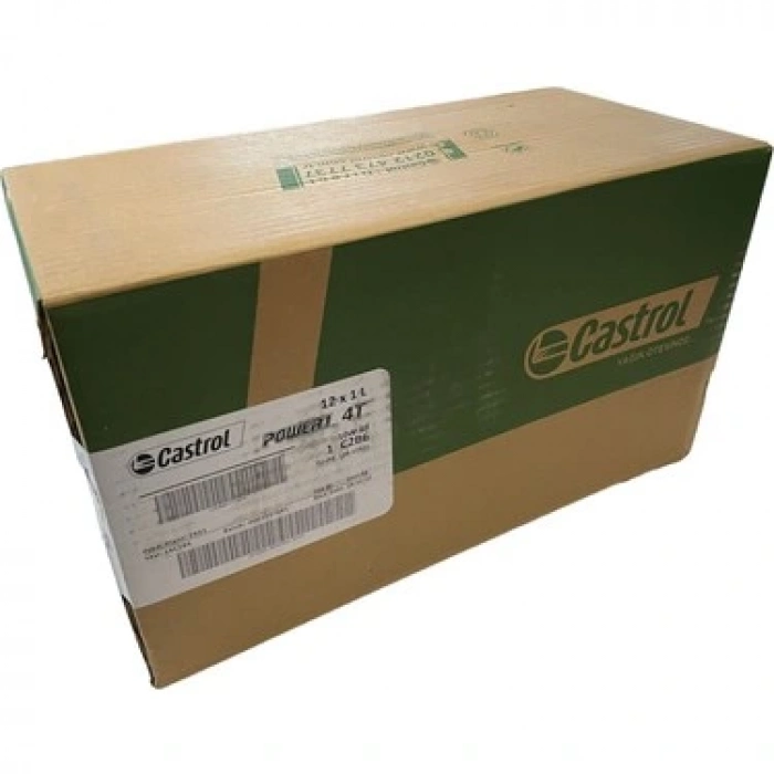 CASTROL POWER110W40 4T Motosiklet Motor Yağı 12 Adet 1Lt Yüksek Performans