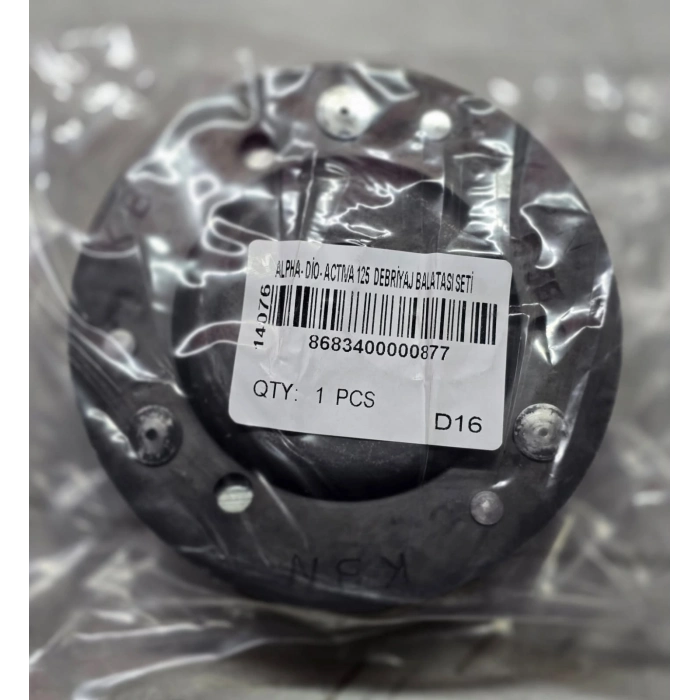 DEBRİYAJ BALATASI DIO -ALPHA -ACTIVA 125i -Oem