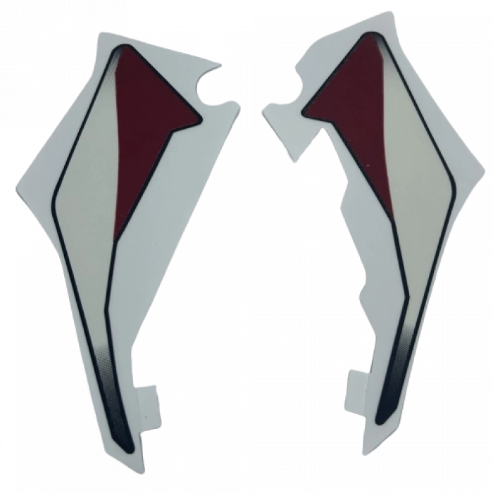 ETİKET SETİ ALT ÇENE BEYAZ BAJAJ NS200 [ORJİNAL] 2021