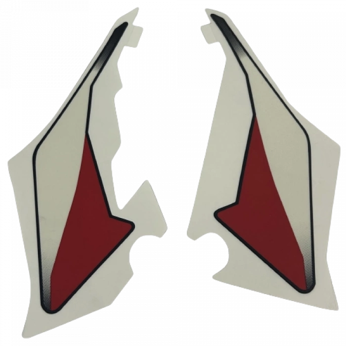 ETİKET SETİ ALT ÇENE KIRMIZI BAJAJ NS200 [ORJİNAL] 2021