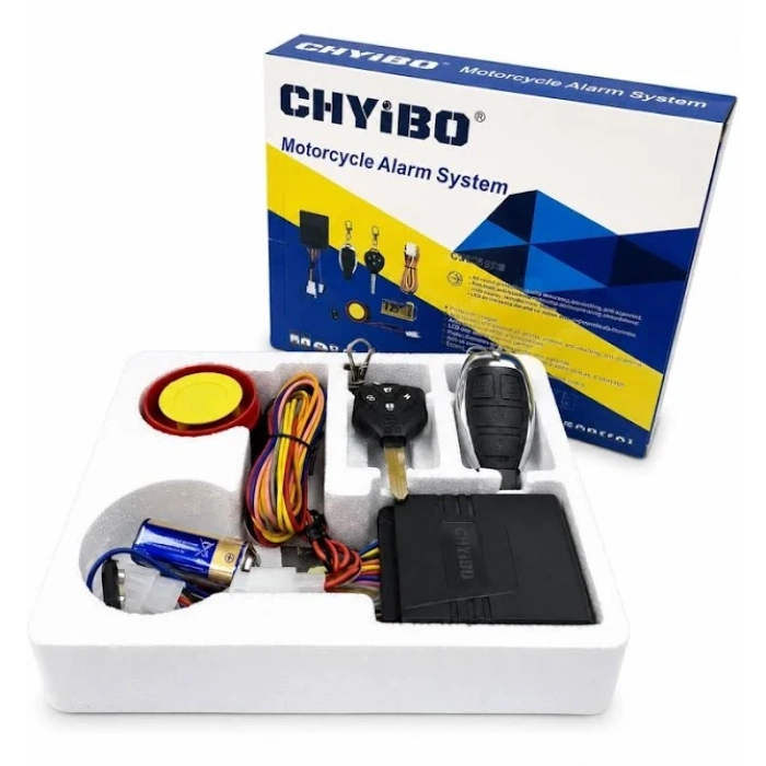 CHYIBO Motosiklet Alarm ve Uzaktan Kumandalı Çalıştırma Seti