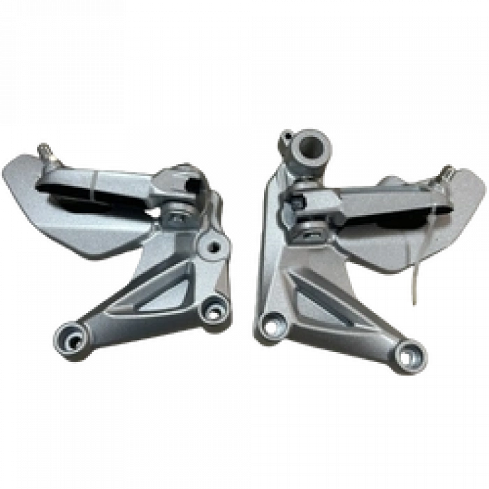 ÖN BASAMAK+BREKETİ [GRİ] BAJAJ NS200 -Oem