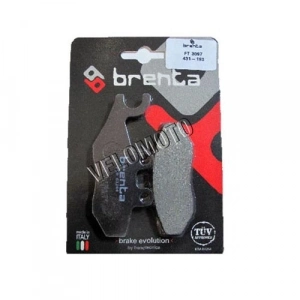 BRENTA Organik FT 3097 Fren DİSK Balatası -PIAGGIO	BEVERLY 300 -PIAGGIO X9 250 EVO 431-193
