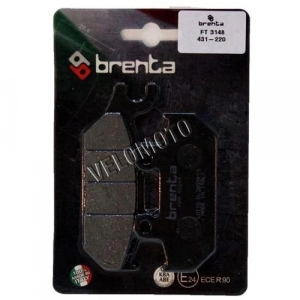 BRENTA Organik FT 3148 Fren DİSK Balatası -Yamaha TENERE XTZ 660 -XT 600 E - 431-220
