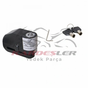 DİSK KİLİT - GÖMME ANAHTARLI - ALARMLI