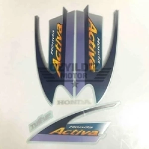 ETİKET AMBLEM [MAVİ] [YM] ACTİVA 100 [ORJİNAL]