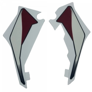 ETİKET SETİ ALT ÇENE BEYAZ BAJAJ NS200 [ORJİNAL] 2021