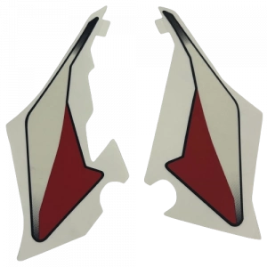 ETİKET SETİ ALT ÇENE KIRMIZI BAJAJ NS200 [ORJİNAL] 2021